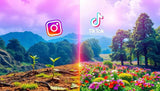 Crecimiento orgánico vs crecimiento con los servicios de Came Company para Instagram y TikTok