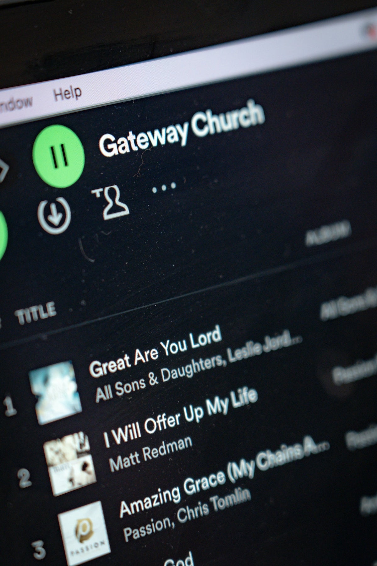 a screen shot of a computer