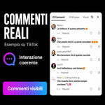 LIKE+COMMENTI ITALIANI TIKTOK • Real HQ 100% Organci 🇮🇹