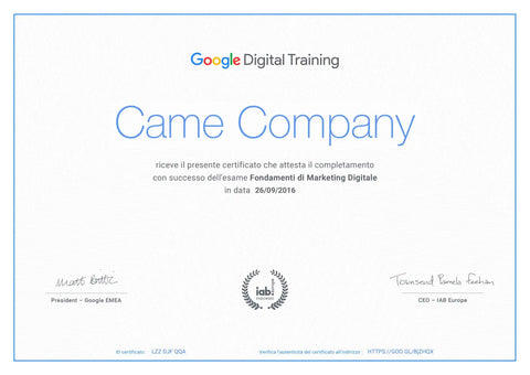 Certificati & Attestati