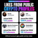 commenti x / twitter da profili crypto reali ₿ • utenti attivi, senza bot e ad alta stabilità - 