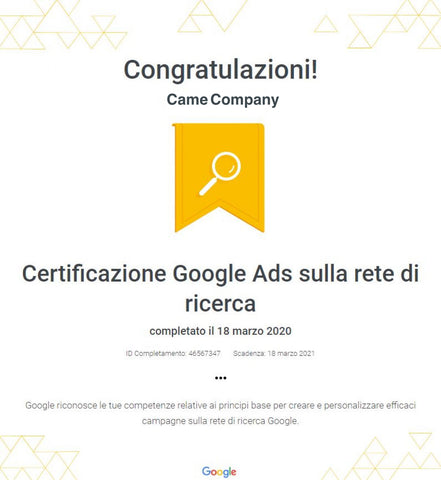Certificati & Attestati