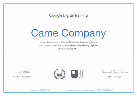 Certificati & Attestati