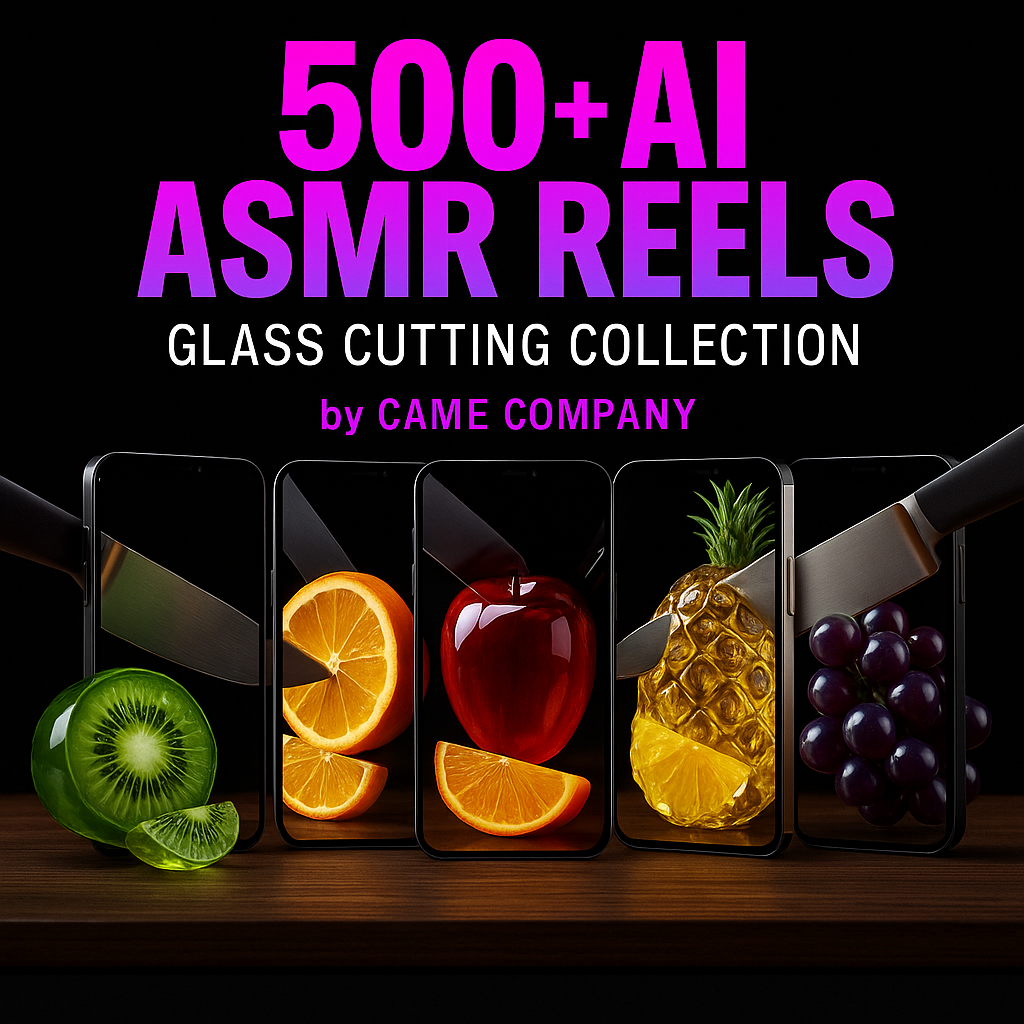 500+ Video ASMR AI – Glass Cutting Collection - Camecompany