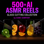 500+ Video ASMR AI – Glass Cutting Collection - Camecompany