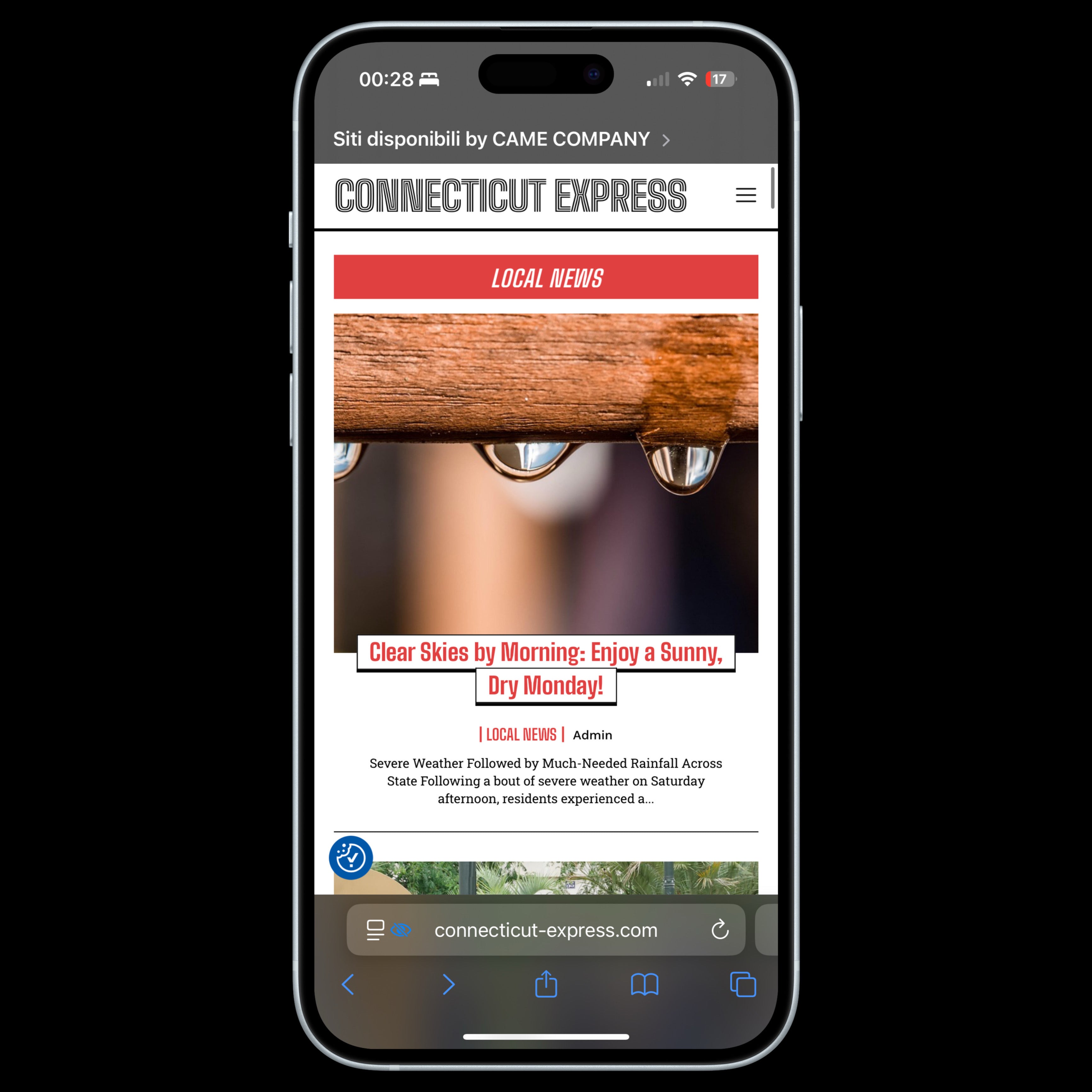 Articolo su connecticut-express.com
