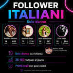 FOLLOWER DONNE ITALIANE 18+ • Fanbase Femminile