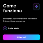 All-in-One Traffic CLV™ 💎 • Traffico Web Completo - Come funziona: Seleziona il pacchetto di visite e inserisci il link corretto da promuovere