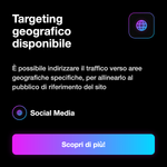 All-in-One Traffic CLV™ 💎 • Traffico Web Completo - Targeting geografico disponibile: È possibile indirizzare il traffico verso aree geografiche specifiche, per allinearlo al pubblico di riferimento del sito