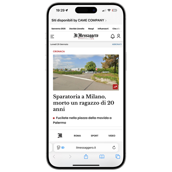 articolo su ilmessaggero.it