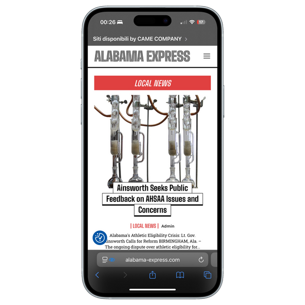 Articolo su alabama-express.com