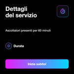 Ascoltatori Spaces X - Dettagli del servizio