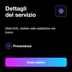 Ascolti SoundCloud USA - Dettagli del servizio