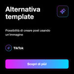 PR Service Musica/Audio Originale TikTok • 100% Organic Real - Alternativa template: Possibilità di creare post usando un’immagine