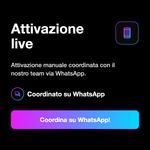 Attivazione manuale dei like coordinata via WhatsApp