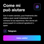 BAN CHANNEL-GROUP - Come mi può aiutare: Con il nostro servizio, puoi finalmente dire addio a quei canali indesiderati che rovinano la tua esperienza. Non dovrai più preoccuparti di contenuti sgradevoli o spam