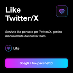 Bundle X/Twitter Pubblicazione • Copertura, Like e Commenti - Like Twitter/X: Servizio like pensato per Twitter/X, gestito manualmente dal nostro team