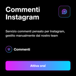 COMMENTI AMERICANI 🇺🇸 USA • Custom Top Personalizzti - Commenti Instagram: Servizio commenti pensato per Instagram, gestito manualmente dal nostro team