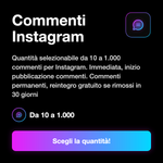 COMMENTI EMOJI INTERNAZIONALI • Solo Emoticon - Commenti Instagram: Quantità selezionabile da 10 a 1.000 commenti per Instagram. Immediata, inizio pubblicazione commenti. Commenti permanenti, reintegro gratuito se rimossi in 30 giorni