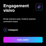 COMMENTI EMOJI INTERNAZIONALI • Solo Emoticon - Engagement visivo: Emoji colorano post, rendono sezione commenti vivace