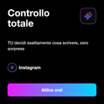 Commenti Instagram Italiani Personalizzati 🇮🇹 • Testo Custom - Controllo totale: TU decidi esattamente cosa scrivere, zero sorprese