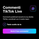 Commenti TikTok Live personalizzati durante la diretta