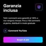 COMMENTI ITALIANI - Garanzia inclusa: Tutti i commenti sono garantiti al 100% e non vengono rimossi. Fino a 100 commenti al giorno, distribuiti in modo graduale