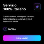 COMMENTI ITALIANI - Servizio 100% italiano: Tutti i commenti provengono da utenti italiani, ideali per contenuti rivolti al mercato nazionale