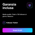 FOLLOWER ISCRITTI - Garanzia inclusa: Media qualità. Totali o 750 follower al giorno. Nessuno
