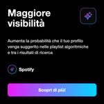 FOLLOWER  PROFILO - Maggiore visibilità: Aumenta la probabilità che il tuo profilo venga suggerito nelle playlist algoritmiche e tra i risultati di ricerca