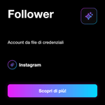 FOLLOWER INTERNAZIONALI • Mass Standard - Follower: Account da file di credenziali
