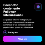 FOLLOWER INTERNAZIONALI • Mass Standard - Pacchetto contenente Follower Internazionali: Acquistare follower instagram per aumentare il tuo account Instagram e aumentare la tua consapevolezza e popolarità su questo social network