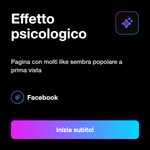LIKE/FOLLOWER PAGE INTERNAZIONALI • Economici Globale - Effetto psicologico: Pagina con molti like sembra popolare a prima vista