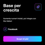 LIKE/FOLLOWER PAGE INTERNAZIONALI • Economici Globale - Base per crescita: Aumenta numeri iniziali, poi integra con like italiani