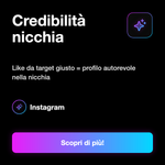 LIKE DONNE ITALIANI • Engagement Femminile - Credibilità nicchia: Like da target giusto = profilo autorevole nella nicchia