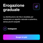 LIKE ITALIANI AUTOMATICI - Erogazione graduale: La distribuzione dei like è studiata per mantenere un aspetto naturale e autentico, senza picchi sospetti