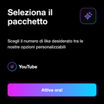 LIKE - Seleziona il pacchetto: Scegli il numero di like desiderato tra le nostre opzioni personalizzabili
