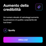 AGGIUNTA BRANI AI PREFERITI - Aumento della credibilità: Un numero elevato di salvataggi aumenta la percezione di qualità e popolarità dei tuoi brani