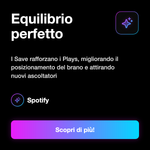 AGGIUNTA BRANI AI PREFERITI ITALIANI - Equilibrio perfetto: I Save rafforzano i Plays, migliorando il posizionamento del brano e attirando nuovi ascoltatori