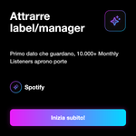 ASCOLTI MENSILI - Attrarre label/manager: Primo dato che guardano, 10.000+ Monthly Listeners aprono porte