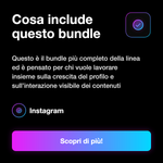 BUNDLE PREMIUM • Follower + Engagement Completo 👑 - Cosa include questo bundle: Questo è il bundle più completo della linea ed è pensato per chi vuole lavorare insieme sulla crescita del profilo e sull’interazione visibile dei contenuti