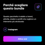 BUNDLE PREMIUM • Follower + Engagement Completo 👑 - Perché scegliere questo bundle: Questo pacchetto è adatto a brand, attività, creator e profili che vogliono un intervento più strutturato