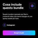 comprare-bundle-views-engagement-reels-instagram - Cosa include questo bundle: Questo bundle è pensato per Reel e contenuti video che hanno bisogno di una spinta iniziale più forte