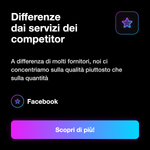 Commenti Facebook Italiani 🇮🇹 • Engagement Post - Differenze dai servizi dei competitor: A differenza di molti fornitori, noi ci concentriamo sulla qualità piuttosto che sulla quantità