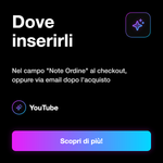COMMENTI ITALIANI PERSONALIZZATI - Dove inserirli: Nel campo "Note Ordine" al checkout, oppure via email dopo l'acquisto