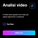 COMMENTI ITALIANI INERENTI • Pertinenti al Video - Analisi video: Il nostro team guarda il tuo video per capire argomento e contenuto