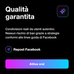 CONDIVISIONI - Qualità garantita: Condivisioni reali da utenti autentici. Nessun rischio di ban grazie a strategie conformi alle linee guida di Facebook