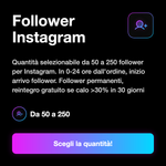 FOLLOWER UOMINI ITALIANI 18+ • Fanbase Maschile - Follower Instagram: Quantità selezionabile da 50 a 250 follower per Instagram. In 0-24 ore dall'ordine, inizio arrivo follower. Follower permanenti, reintegro gratuito se calo >30% in 30 giorni