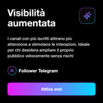 ISCRITTI CANALI - Visibilità aumentata: I canali con più iscritti attirano più attenzione e stimolano le interazioni. Ideale per chi desidera ampliare il proprio pubblico velocemente senza rischi