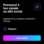 ISCRITTI CANALI - Promuovi il tuo canale su altri social: Aggiungi link su Instagram, Facebook e YouTube